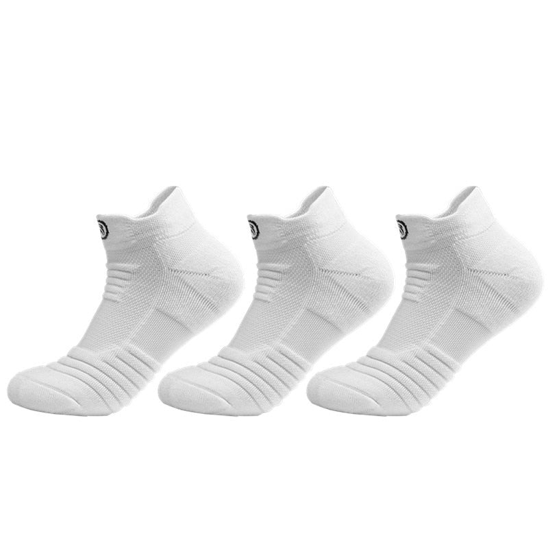 3-pack white breathable compression socks